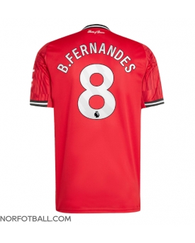 Billige Fotballdrakt Manchester United Bruno Fernandes #8 Replika Hjemmedrakt 2025-26 Kortermet